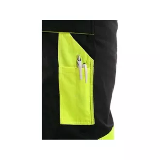Kalhoty do pasu CXS SIRIUS BRIGHTON, černo-žlutá, vel. 48 Kalhoty do pasu CXS SIRIUS BRIGHTON, černo-žlutá, vel. 48
