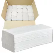Ručníky pap. Z-Z 2vrs. bílé 100% celuloza 23x21cm 20x150ks=3000ks v krab