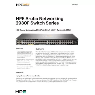 Aruba 2930F 48G PoE+ 4SFP+ Swch RENEW JL256A Aruba 2930F 48G PoE+ 4SFP+ Swch RENEW JL256A
