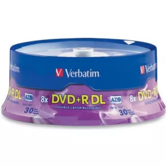 VERBATIM DVD+R(25-pack)/Spindle Double Layer 8X 8.5GB Inkjet Printable VERBATIM DVD+R(25-pack)/Spindle Double Layer 8X 8.5GB Inkjet Printable