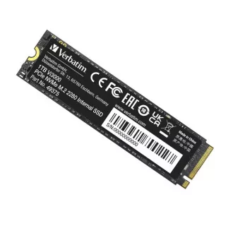 VERBATIM SSD Vi5000 Internal PCIe NVMe M.2 SSD 1TB, W 4500/ R 5000 MB/s VERBATIM SSD Vi5000 Internal PCIe NVMe M.2 SSD 1TB, W 4500/ R 5000 MB/s