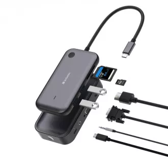 VERBATIM Display Adapter WDA-01 Share My Screen 1080P, USB-C hub VERBATIM Display Adapter WDA-01 Share My Screen 1080P, USB-C hub