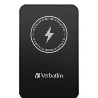 VERBATIM Powerbanka Charge 'n' Go, Magnetická, 5000 mAh, USB-C, Černá VERBATIM Powerbanka Charge 'n' Go, Magnetická, 5000 mAh, USB-C, Černá