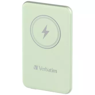 VERBATIM Powerbanka Charge 'n' Go, Magnetická, 5000 mAh, USB-C, Zelená VERBATIM Powerbanka Charge 'n' Go, Magnetická, 5000 mAh, USB-C, Zelená