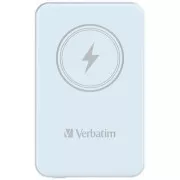 VERBATIM Powerbanka Charge 'n' Go, Magnetická, 5000 mAh, USB-C, Modrá
