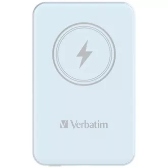 VERBATIM Powerbanka Charge 'n' Go, Magnetická, 5000 mAh, USB-C, Modrá VERBATIM Powerbanka Charge 'n' Go, Magnetická, 5000 mAh, USB-C, Modrá