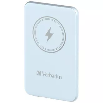 VERBATIM Powerbanka Charge 'n' Go, Magnetická, 5000 mAh, USB-C, Modrá VERBATIM Powerbanka Charge 'n' Go, Magnetická, 5000 mAh, USB-C, Modrá