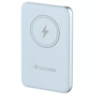 VERBATIM Powerbanka Charge 'n' Go, Magnetická, 10000 mAh, USB-C, Modrá VERBATIM Powerbanka Charge 'n' Go, Magnetická, 10000 mAh, USB-C, Modrá