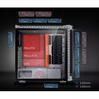 ADATA XPG case BATTLECRUISER Mid-Tower Case, bez zdroje, black ADATA XPG case BATTLECRUISER Mid-Tower Case, bez zdroje, black