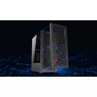 ADATA XPG case VALOR AIR Mid-Tower, bez zdroje, 4x 120mm Fan, Černá