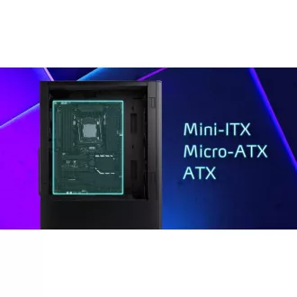 ADATA XPG case VALOR AIR Mid-Tower, bez zdroje, 4x 120mm Fan, Černá