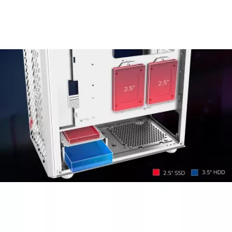 ADATA XPG case VALOR AIR Mid-Tower, bez zdroje, 4x 120mm Fan, Černá