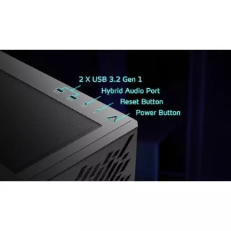 ADATA XPG case VALOR AIR Mid-Tower, bez zdroje, 4x 120mm Fan, Černá
