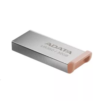 ADATA Flash Disk 64GB UR350, USB 3.2 Dash Drive, kov hnědá ADATA Flash Disk 64GB UR350, USB 3.2 Dash Drive, kov hnědá