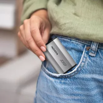 ADATA External SSD 500GB SD810 USB 3.2 USB-C, Stříbrná ADATA External SSD 500GB SD810 USB 3.2 USB-C, Stříbrná