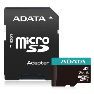ADATA MicroSDXC karta 1TB Premier Pro UHS-I V30S (R:100/W:80 MB/s) + SD adaptér ADATA MicroSDXC karta 1TB Premier Pro UHS-I V30S (R:100/W:80 MB/s) + SD adaptér