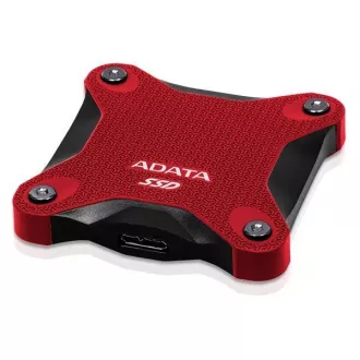 ADATA Externí SSD 2TB SD620, USB Micro-B, USB 3.2 Gen 2, R:520/W:460MB/s, červená ADATA Externí SSD 2TB SD620, USB Micro-B, USB 3.2 Gen 2, R:520/W:460MB/s, červená