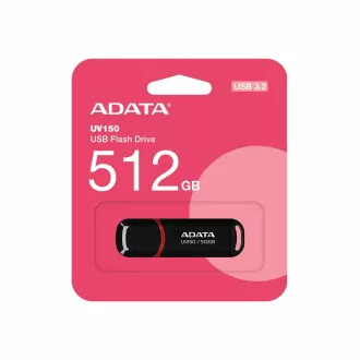 ADATA Flash Disk 512GB UV150, USB 3.2, černá ADATA Flash Disk 512GB UV150, USB 3.2, černá