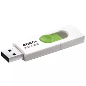 ADATA Flash Disk 256GB UV320, USB 3.2, bílo-zelená ADATA Flash Disk 256GB UV320, USB 3.2, bílo-zelená