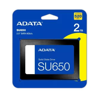ADATA SSD 2TB SU650, SATA III, 2.5", (R:520/ W:450MB/s)