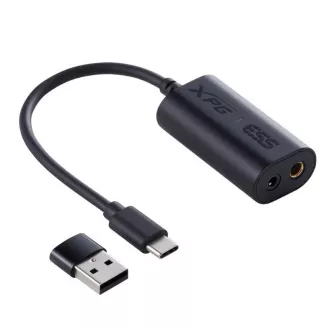 ADATA XPG Herní sluchátka PRECOG STUDIO, Drátové, 4.4mm Jack, USB, USB-C, černá ADATA XPG Herní sluchátka PRECOG STUDIO, Drátové, 4.4mm Jack, USB, USB-C, černá
