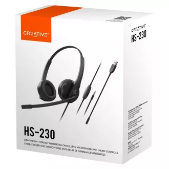 Creative HS-230 sluchátka USB/jack Creative HS-230 sluchátka USB/jack