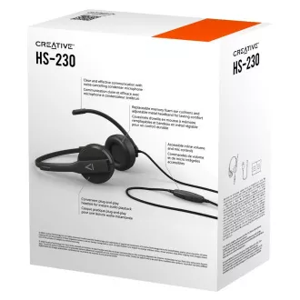 Creative HS-230 sluchátka USB/jack Creative HS-230 sluchátka USB/jack