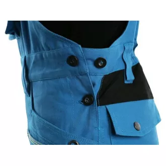 Zahradníky CXS STRETCH, dámské, středně modro - černé, vel. 38