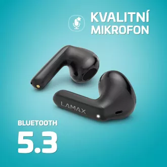 LAMAX Tones1 - bezdrátová sluchátka - černá LAMAX Tones1 - bezdrátová sluchátka - černá