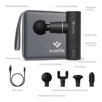 TrueLife RelaxGun G6 Metal - masážní pistole TrueLife RelaxGun G6 Metal - masážní pistole