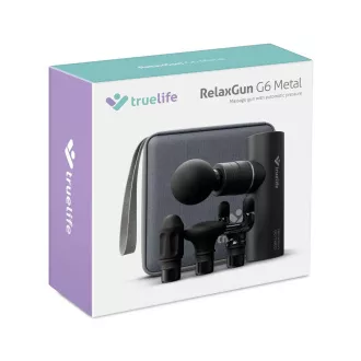 TrueLife RelaxGun G6 Metal - masážní pistole TrueLife RelaxGun G6 Metal - masážní pistole
