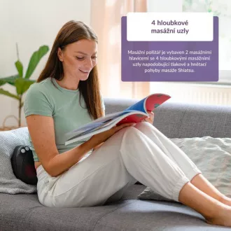 TrueLife RelaxBack B3 Charge - masážní polštář s dobíjecí baterií TrueLife RelaxBack B3 Charge - masážní polštář s dobíjecí baterií