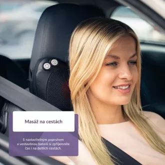 TrueLife RelaxBack B3 Charge - masážní polštář s dobíjecí baterií TrueLife RelaxBack B3 Charge - masážní polštář s dobíjecí baterií