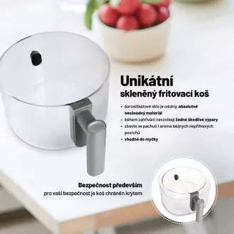 Lauben Glass&Grill Air Fryer 3in1 5500BG - horkovzdušná fritéza Lauben Glass&Grill Air Fryer 3in1 5500BG - horkovzdušná fritéza