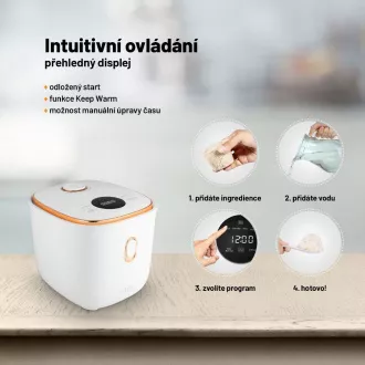 Lauben Multifunction Rice Cooker 1200WR Rose Gold Edition - rýžovar Lauben Multifunction Rice Cooker 1200WR Rose Gold Edition - rýžovar