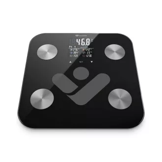 TrueLife FitScale W6 BT - Bioelektrická impedanční bluetooth váha - černá