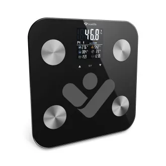 TrueLife FitScale W6 BT - Bioelektrická impedanční bluetooth váha - černá