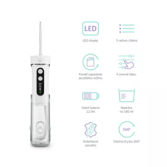 TrueLife AquaFloss Mini M50 - ústní sprcha - bílá TrueLife AquaFloss Mini M50 - ústní sprcha - bílá