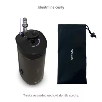 TrueLife AquaFloss Mini M50 - ústní sprcha - černá TrueLife AquaFloss Mini M50 - ústní sprcha - černá