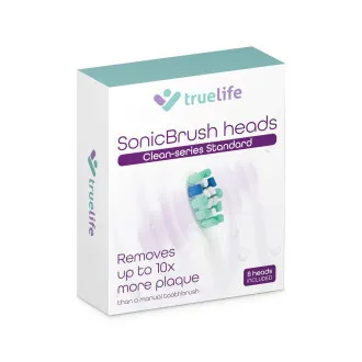 TrueLife SonicBrush Clean-series heads Standard white 8 pack TrueLife SonicBrush Clean-series heads Standard white 8 pack