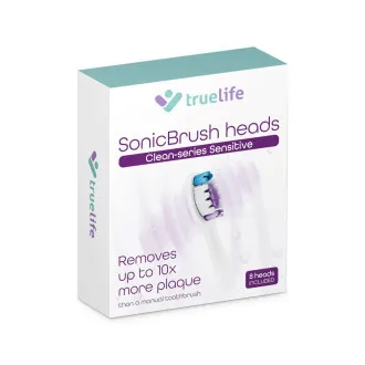 TrueLife SonicBrush Clean-series heads Sensitive white 8 pack TrueLife SonicBrush Clean-series heads Sensitive white 8 pack