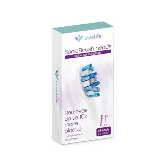 TrueLife SonicBrush Clean-series heads Whiten white 2 pack TrueLife SonicBrush Clean-series heads Whiten white 2 pack
