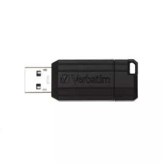 VERBATIM Flash Disk 64GB USB 2.0 Store 'n' Go PinStripe, černá