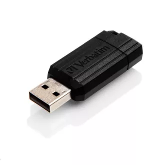 VERBATIM Flash Disk 64GB USB 2.0 Store 'n' Go PinStripe, černá