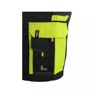 Kraťasy CXS SIRIUS BRIGHTON, pánské, černo-žluté, vel. 64 Kraťasy CXS SIRIUS BRIGHTON, pánské, černo-žluté, vel. 64