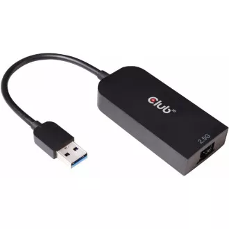 Club3D Adaptér USB 3.2 Gen 1 Typ A na RJ45 2.5Gb, 24cm Club3D Adaptér USB 3.2 Gen 1 Typ A na RJ45 2.5Gb, 24cm