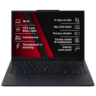 LENOVO NTB ThinkPad E14 G7 - Ultra5 225U, 14" WUXGA, 16GB, 512SSD, FHD+IRcam, W11P LENOVO NTB ThinkPad E14 G7 - Ultra5 225U, 14" WUXGA, 16GB, 512SSD, FHD+IRcam, W11P