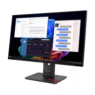 LENOVO LCD T27UD-40 - 27", IPS, 16:9, 3840x2160, 60Hz, 350cd/m2, 1500:1, 4ms(GtG), HDMI, DP, USB Hub, USB-C, RJ45, Pivot