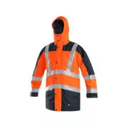 Výstražná bunda CXS LONDON, 5v1, pánská, oranžovo-modrá, vel. S