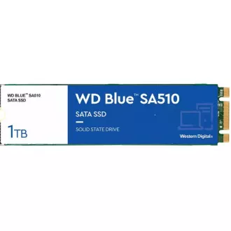 WD BLUE SSD 3D NAND WDS100T3B0B 1TB SA510 Powered by SanDisk, M.2 SATA, (R:560, W:520MB/s) WD BLUE SSD 3D NAND WDS100T3B0B 1TB SA510 Powered by SanDisk, M.2 SATA, (R:560, W:520MB/s)